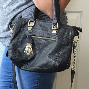 Steve Madden pebbled gray bag